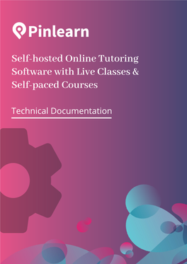 Self-Hosted Online Tutoring Software with Live Classes & Self-Paced