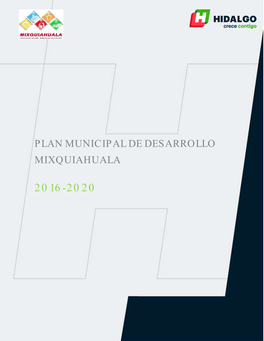 Plan Municipal De Desarrollo Mixquiahuala