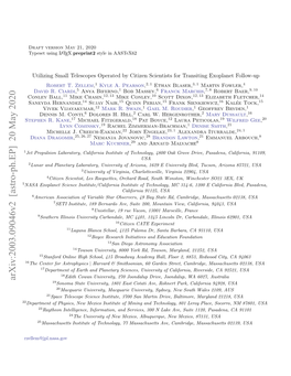 Utilizing Small Telescopes Operated by Citizen Scientists for Transiting Exoplanet Follow-Up Robert T