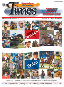 Eventing 2007 Times Premiere Issue a Publication of ST Publishing, Inc