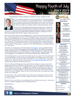 July 2013 Newsletter(Pdf)