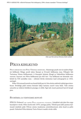 PÕLVA KIHLKUND: Vällävõtõ Reimanni Nele Kokkopant Ja 2004.A Ilmunu Raamadust "Võromaa Kodolugu"