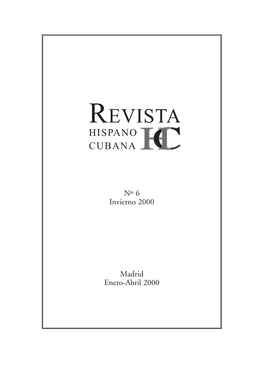 Revista Hispano Cubana