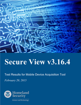 Secure View V3.16.4