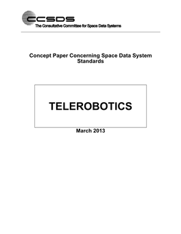 Telerobotics Concept Paper Version