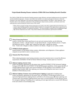 HUD CPD Green Building Retrofit Checklist