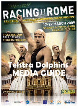 Media Guide 2009 Telstra Australian Swimming Championships