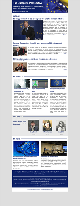 The European Perspective Newsletter