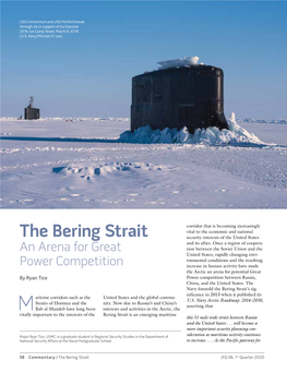 The Bering Strait Security Interests of the United States and Its Allies