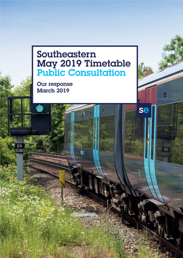 SE190318 Timetable Consultation V4.Indd