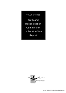 Truth and Reconciliation Commission of South Africa Report