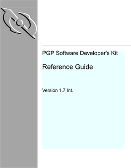 Reference Guide