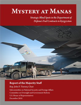 Mystery at Manas Strategic Blind Spots in the Department of Defense’S Fuel Contracts in Kyrgyzstan