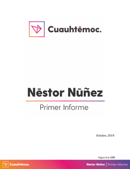 001 Primer Informe De Gobierno De La Alcaldía En Cuauhtemoc, 9-OCT