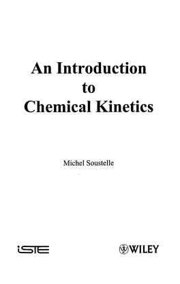 An Introduction to Chemical Kinetics