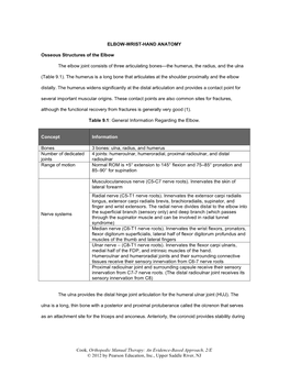 Cook, Orthopedic Manual Therapy: an Evidence-Based Approach, 2/E © 2012 by Pearson Education, Inc., Upper Saddle River, NJ ELBO