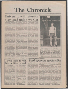 The Chronicle 78Th Year, No