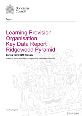Key Data Report Ridgewood Pyramid Spring Term 2019 Release