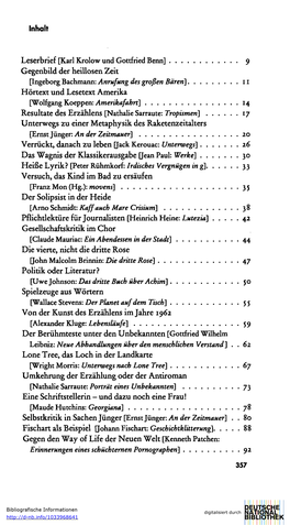 Leserbrief [Karl Krolow Und Gottfried Benn] 9 Gegenbild Der Heillosen