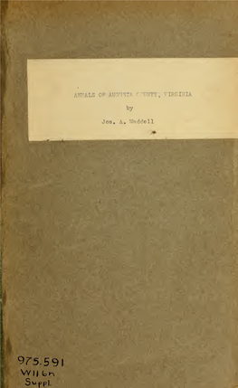 Annals of Augusta County, Virginia