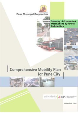 Summary of Comments & Observations by Various Stakeholders