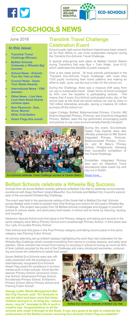 Eco-Schools News