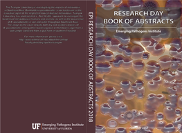 Research Day Book of Abstracts