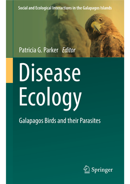 Patricia G. Parker Editor Galapagos Birds and Their Parasites