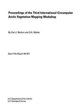 Proceedings of the Third International Circumpolar Arctic Vegetation Mapping Workshop