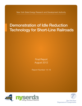 14-16: Demonstration of Idle Reduction Technology for Short