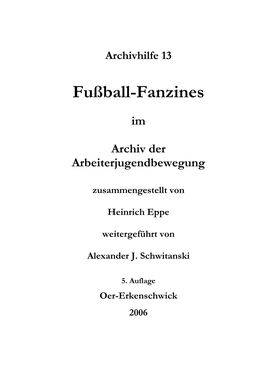 Fußball-Fanzines