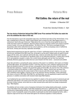 Press Release Victoria Miro Phil Collins