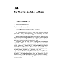 10. the Other India Bookstore and Press