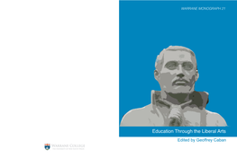 Education Through the Liberal Arts Edited by Geoffrey Caban