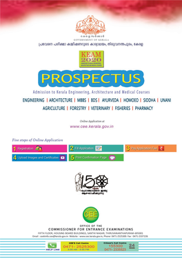 Prospectus 2020 Will Be Considered