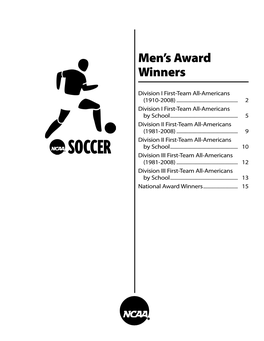 2009 NCAA Men's Soccer Records (Awards)
