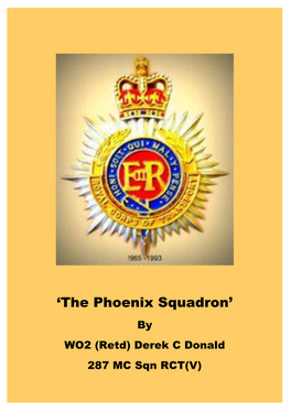 280/287 Movement Control Squadron Royal Corps of Transport