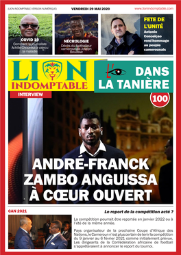 André-Franck Zambo Anguissa À Cœur Ouvert