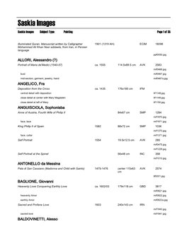 Saskia Images Saskia Images Subject Type: Painting Page 1 of 35