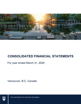 Consolidated Financial Statements