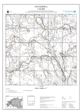 6332 Kohila 1:50 000 Eesti Geoloogiline Baaskaart