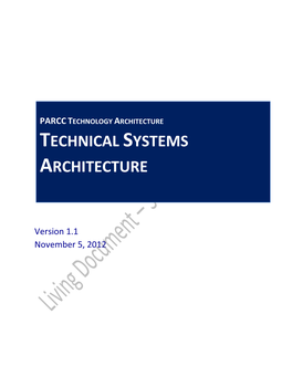 Technical Systems Architecture