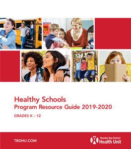 Healthy Schools Program Resource Guide 2019-2020