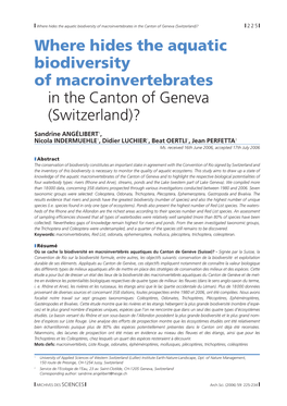 Where Hides the Aquatic Biodiversity of Macroinvertebrates