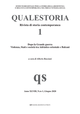 QUALESTORIA Rivista Di Storia Contemporanea 1