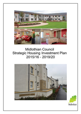 Midlothian Council Strategic Housing Investment Plan 2015/16