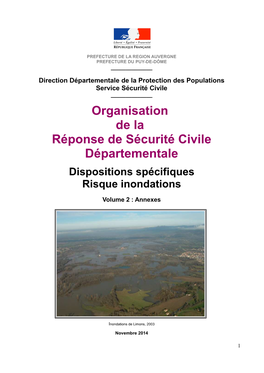 Annexes ORSEC Inondation 2014