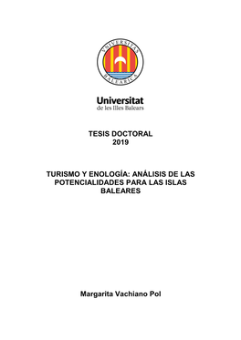 Tesis Doctoral 2019 Turismo Y Enología