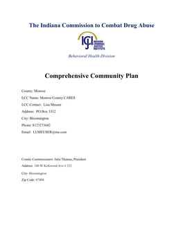 Comprehensive Community Plan