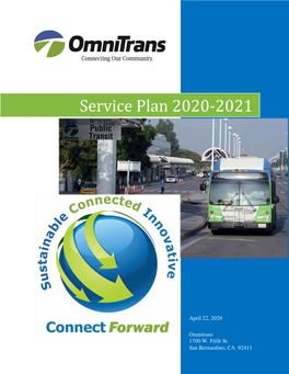 Omnitrans Service Plan FY2021